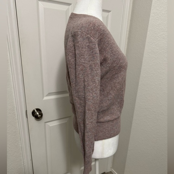 Madewell Lavender Wrap Merino Wool Blend Sweater Womens Size XXS - Picture 3 of 9